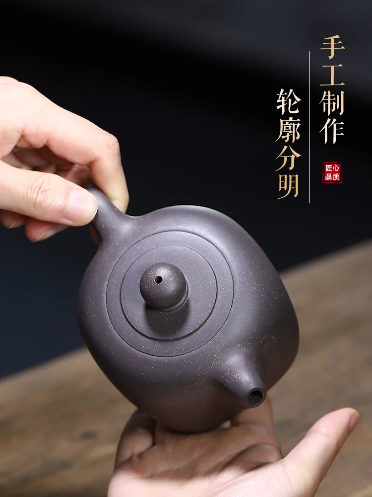 

Yixing Real Purple Sand Clay Zisha Teapot Set Antique Famous Wu Fengli Pure Handmade Raw Ore Kung Fu Tea Set Chinese Style