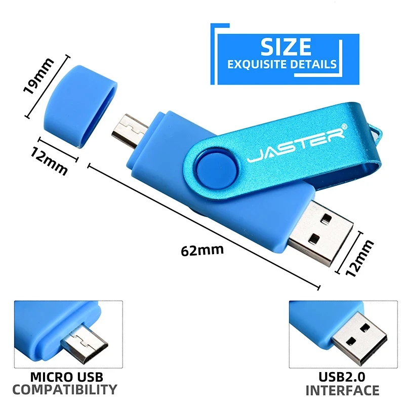 thumbnail image 4 of JASTER 10 PCS LOTE Pen Drive 128GB 3 EN 1 Memoria USB 64GB Llavero USB Flash Drive 32GB Adaptador TIPO C Gratis Memory Stick Regalo, 4 of 5