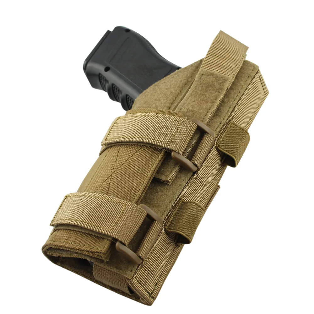 Pistol Holster Gun Holster Hunting Holster Gun Accessories Molle Modular Belt Holster for Right Hand Shooter M9 1911 Glock 17 19 22 23 31 32 34 35