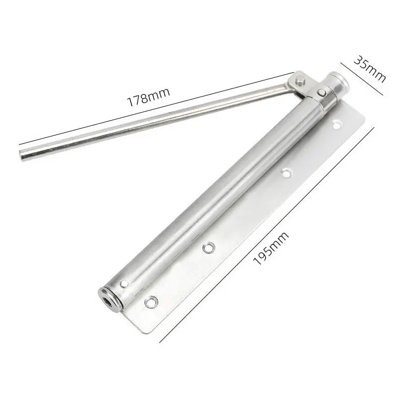 Adjustable Door Closers Surface Mounted Automatic Stainless Steel Spring Closing Door Closer Fire Rated Stopper Hardware door stopper door closer