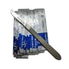 10Pcs STERILE Scalpel Blades #10 with Handle for Dermaplaning ,Pedicure, Crafts,Modelling,Medical,Eyebrow Razor 4