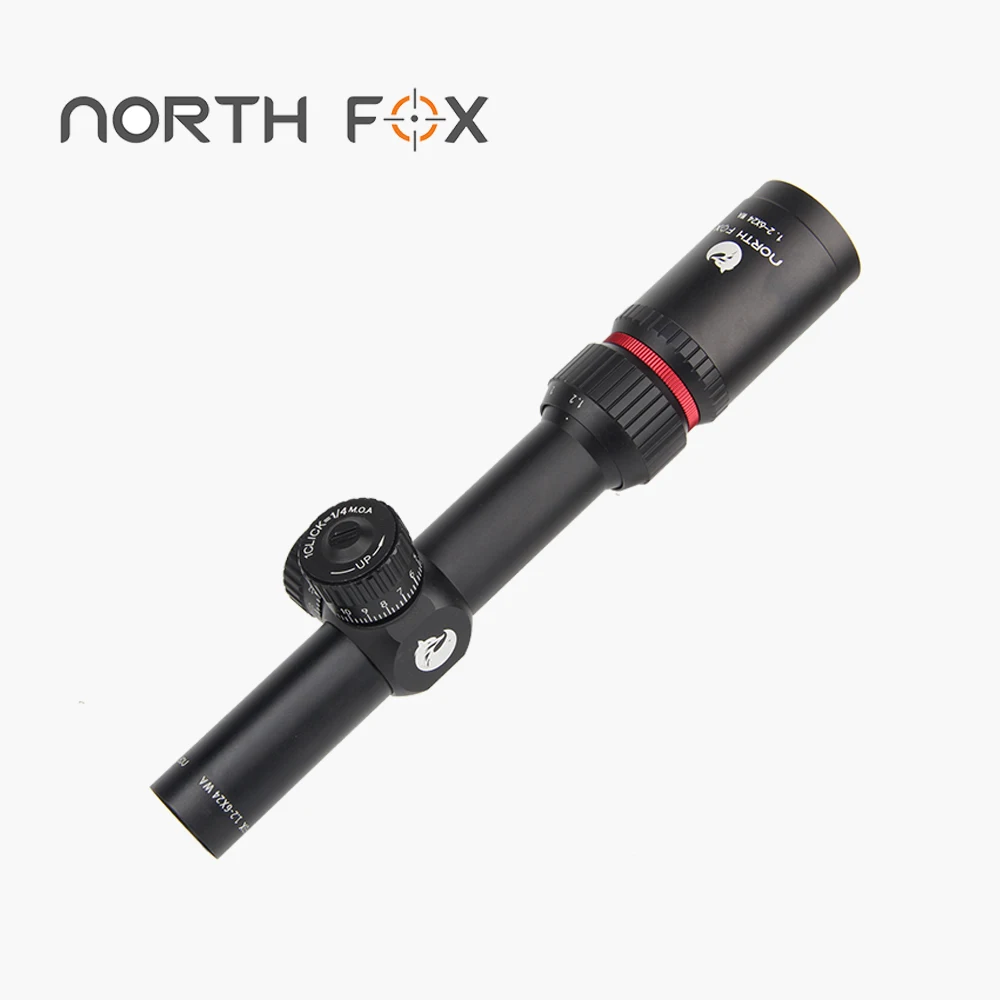 

NORTH FOX 1.2-6x24 IR Optics Sight For Hunting Sight Scope Tactical Riflescope Reflex Sniper airsoft accesories