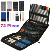 Drawing Pencils Set Colored Pencil and Sketch Pencils Drawing Kit Charcoal Oil Colored Pencil For Students Painting Art Supplies 1