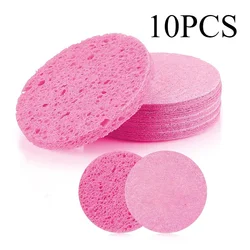 Eco - Friendly Reusable Facial Cleansing Pads - Natural Exfoliating Makeup Remover Sponges (10/20 Pack) (Pink - 10PCS)