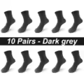 10 Pairs Dark grey