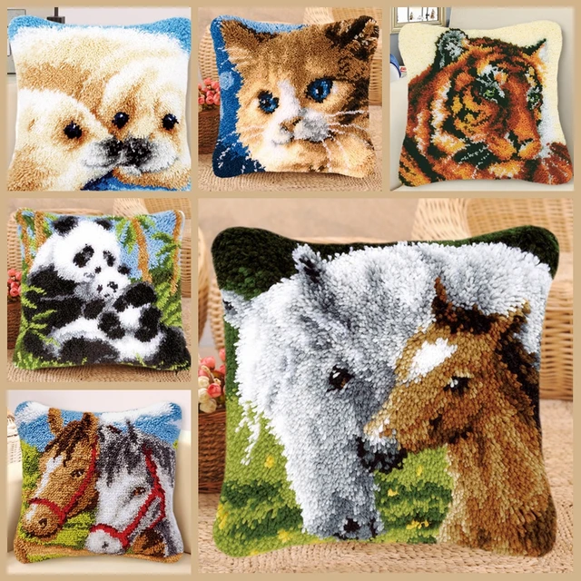 Latch Hook Pillow Kits for Adults 1