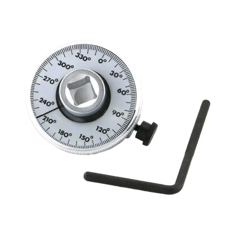 1/2 Inch Torque Angle Gauge, Meter for PrecisionAngulars Tightening, 360 Degrees Wheel