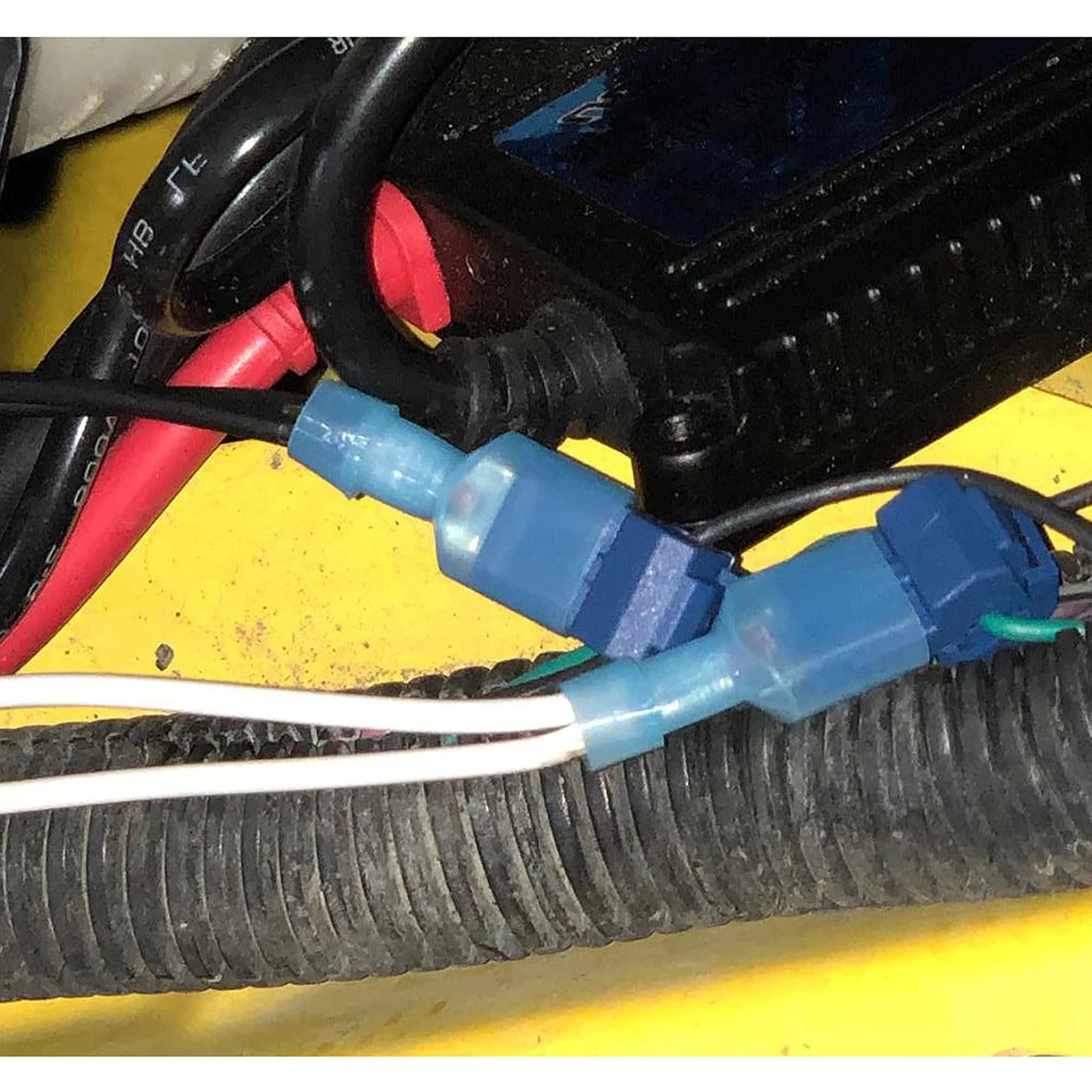 T Tap Quick Cable Connectors Self-stripping Electrical Snap Wire Splice Lock Terminals Crimp 60pcs