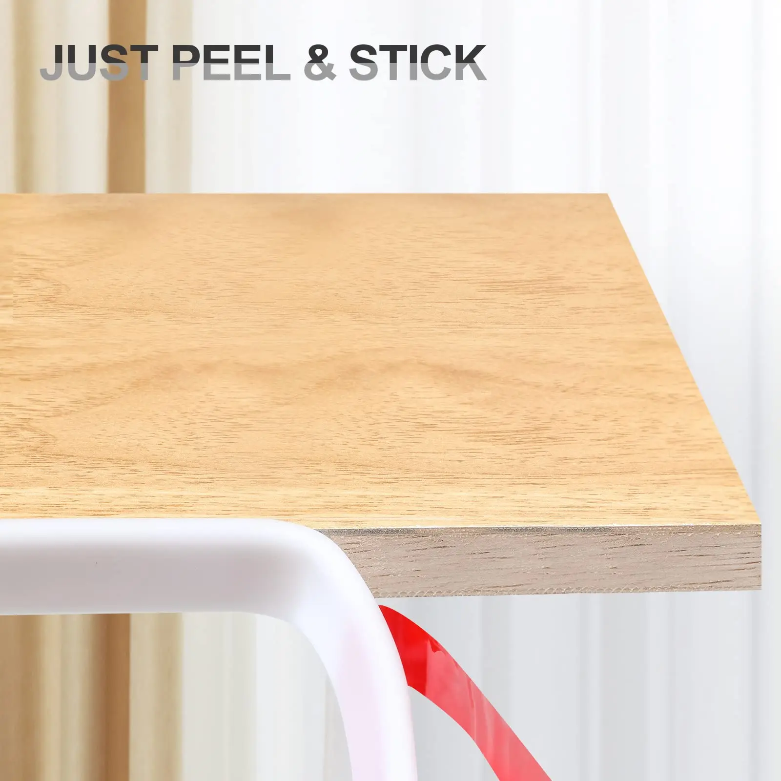 5M U-Shape Edge Banding Strip Self Adhesive Veneer Furniture Corner Guards Wood Cabinet Edging Repair Protector Restoration
