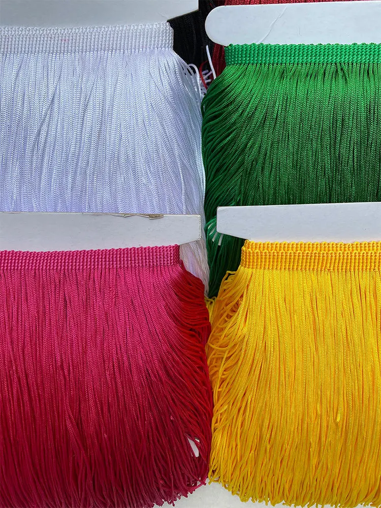 10/15/20/30cm Yard Lace Trim Tassel Fringe DIY Latin Dress Stage Clothes Accessories Decorative Tassels for Curtains Lace