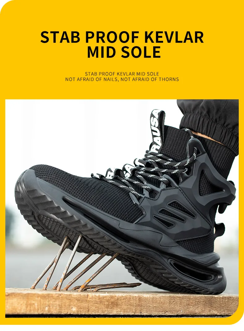 Construction Helper Anti-smash Indestructible Safety Shoes
