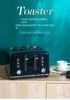 ZF New Four-Piece Toaster Household Automatic Toaster Multi-Function Breakfast Maker 5