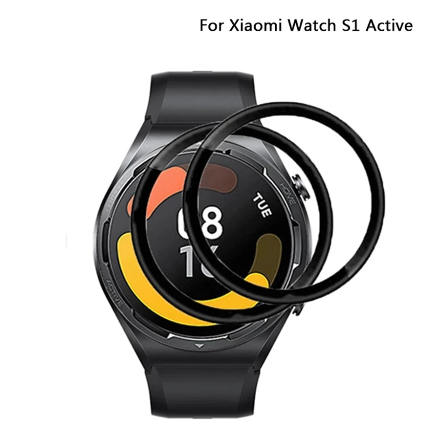 Pellicola Protettiva Per Schermo Curvo 3D Per Xiaomi Watch S1 Active Watch Pellicola Protettiva Temperata Per Xiaomi Mi Watch S1 Active
