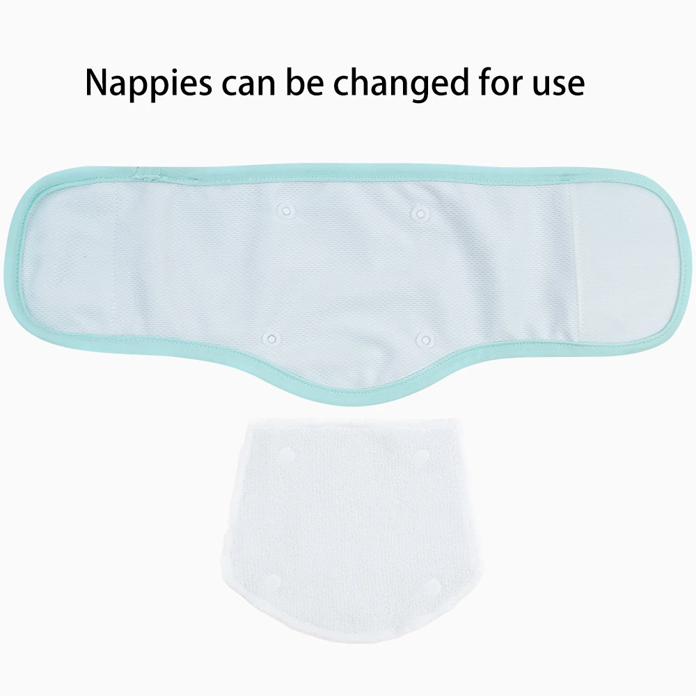 Dog Diapers 2pcs Adjustable Absorbent Washable Reusable for Small to Large Breeds Puppies