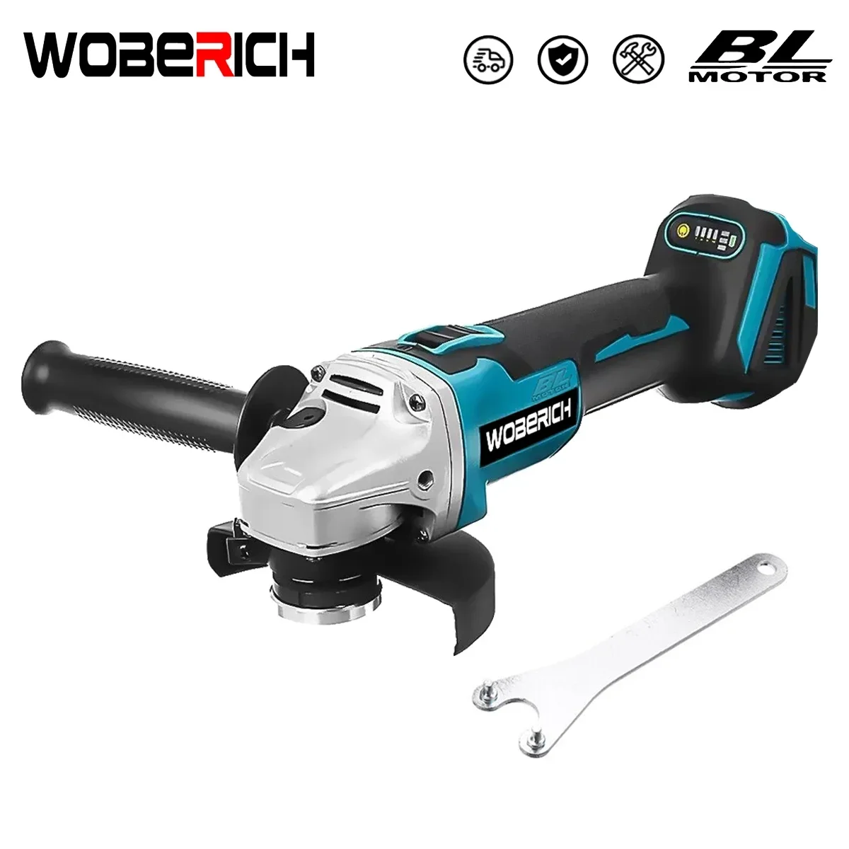 18V 125mm/100mm Brushless Cordless Impact Angle Grinder For Makita 18V Battery Power Tools Cutting Machine Polisher Only Tool 2 in 1 brushless cordless electric impact wrench 1 2 inch cordless impact angle grinder diy power tools for 18v makita battery