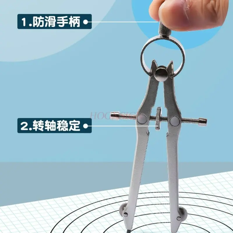 1세트 금속 나침반, 정밀 중앙 차량용 나침반, 텔레스코픽 로드, 안정적인 샤프트 센터 휠을 갖춘 정밀 거리 설정
