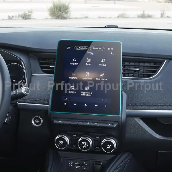 PET Screen Protector For Zoe / Clio 5 / Captur 2 / Arkana Easy Link 2022 Car Touch Display Auto Interior Zoe Accessories