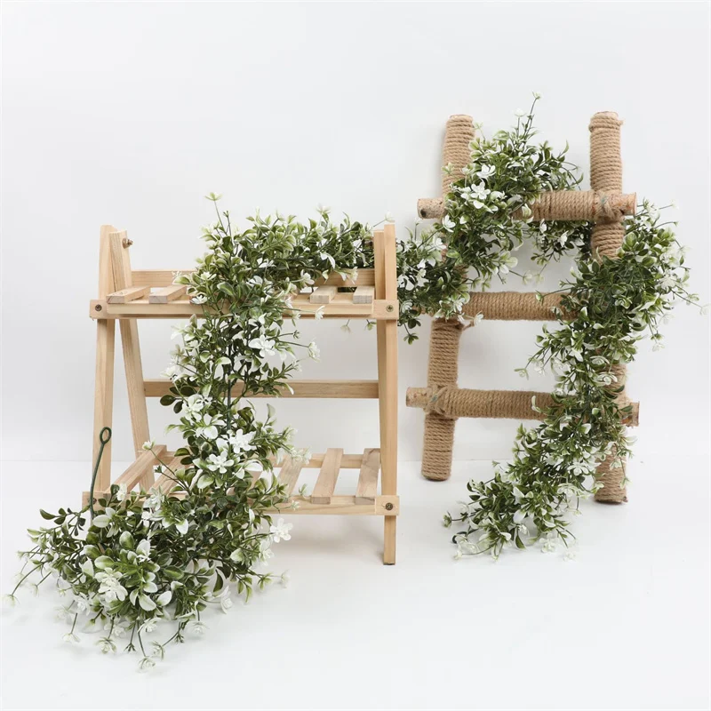 Artificial Garland Plants Wall Hanging Decoration Green Vine Fake Greenery  Silk Flowers Dinner Table Ornament Home Garden Decor - AliExpress