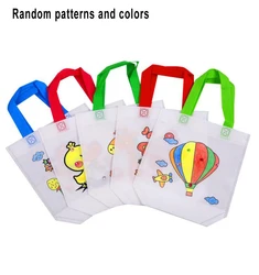 DIY Graffiti & Coloring Non-Woven Bag Set for Children - Arts and Crafts Toy Set with Markers (5Bag)