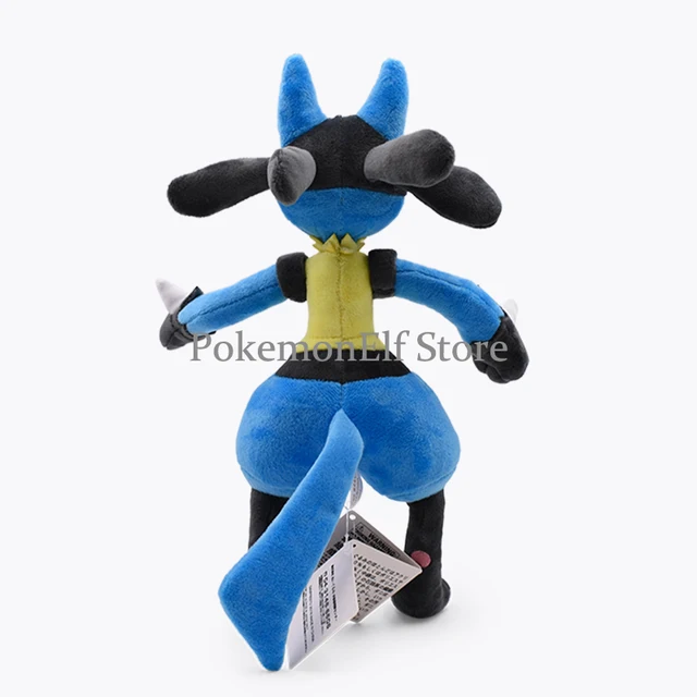 16-31cm Pokemon Standing Lucario Shiny Plush Doll Cute Mega Riolu