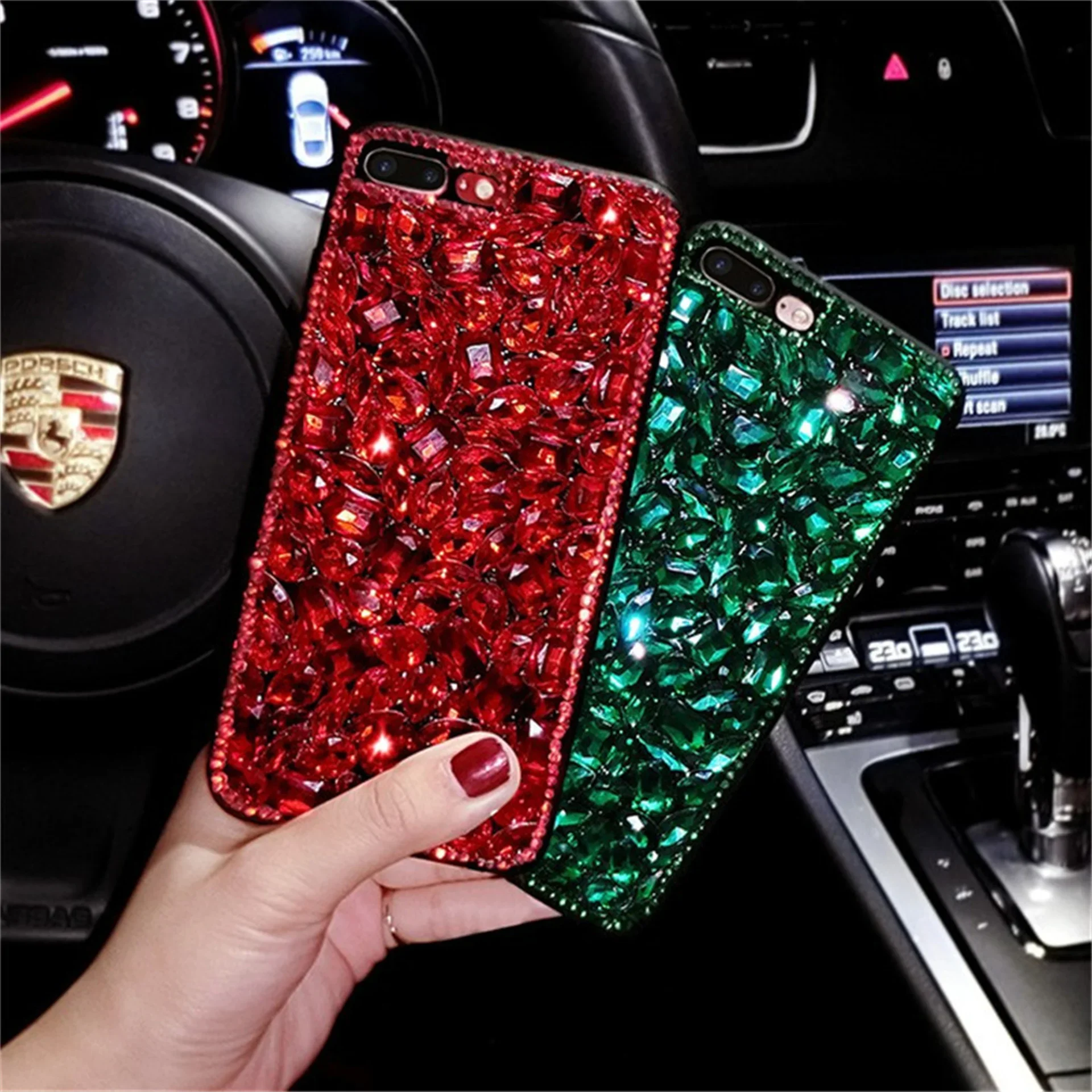 Luxury Rhinestone Phone Case for Samsung Galaxy S23 S22 S21 S24 Plus Ultra Fe Note 10 20