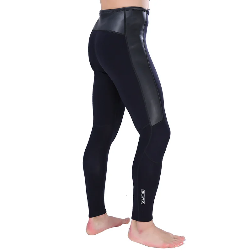 

Neoprene Wetsuit Pants Leggings for Men 2MM Diving Tights Swim Long Pants, Scuba Bottom Wetsuits Warm Sun Protection for Surfing