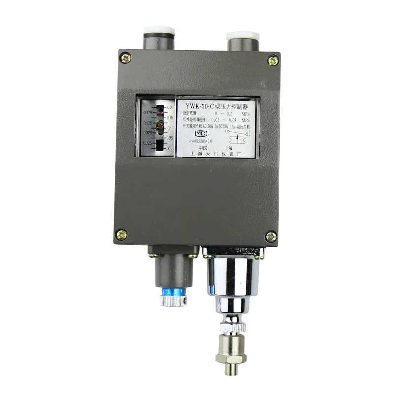 

YWK-50-C Instrument Marine Pressure Controller Pressure Relay Metal Waterproof Pressure Switch Aluminum Shell Tools