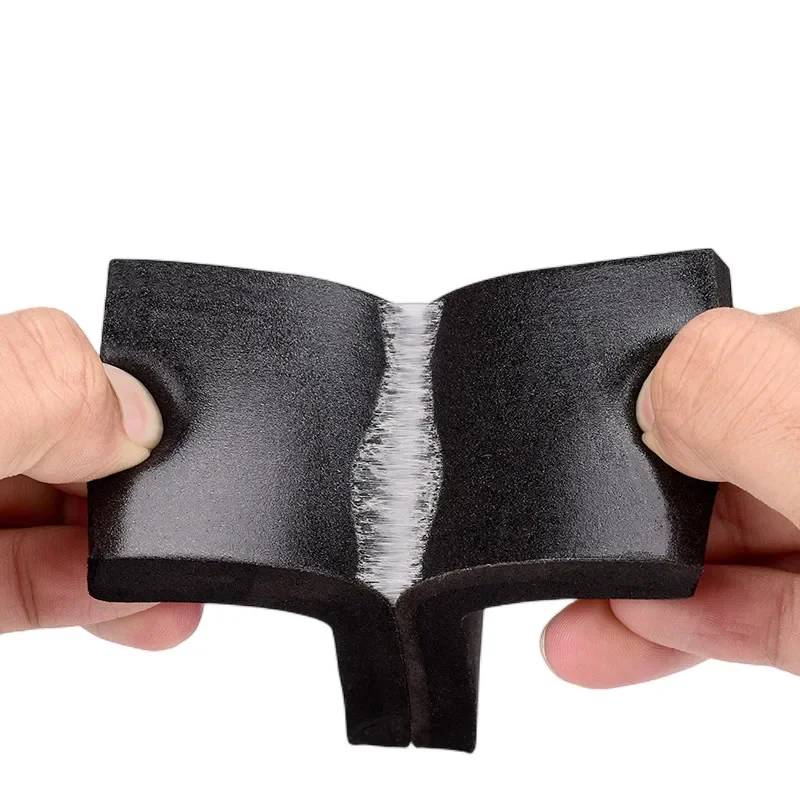 Black Single-Sided EVA Sponge Foam Tape - Soundproof Cushioning & Super Sticky Rubber (10M)
