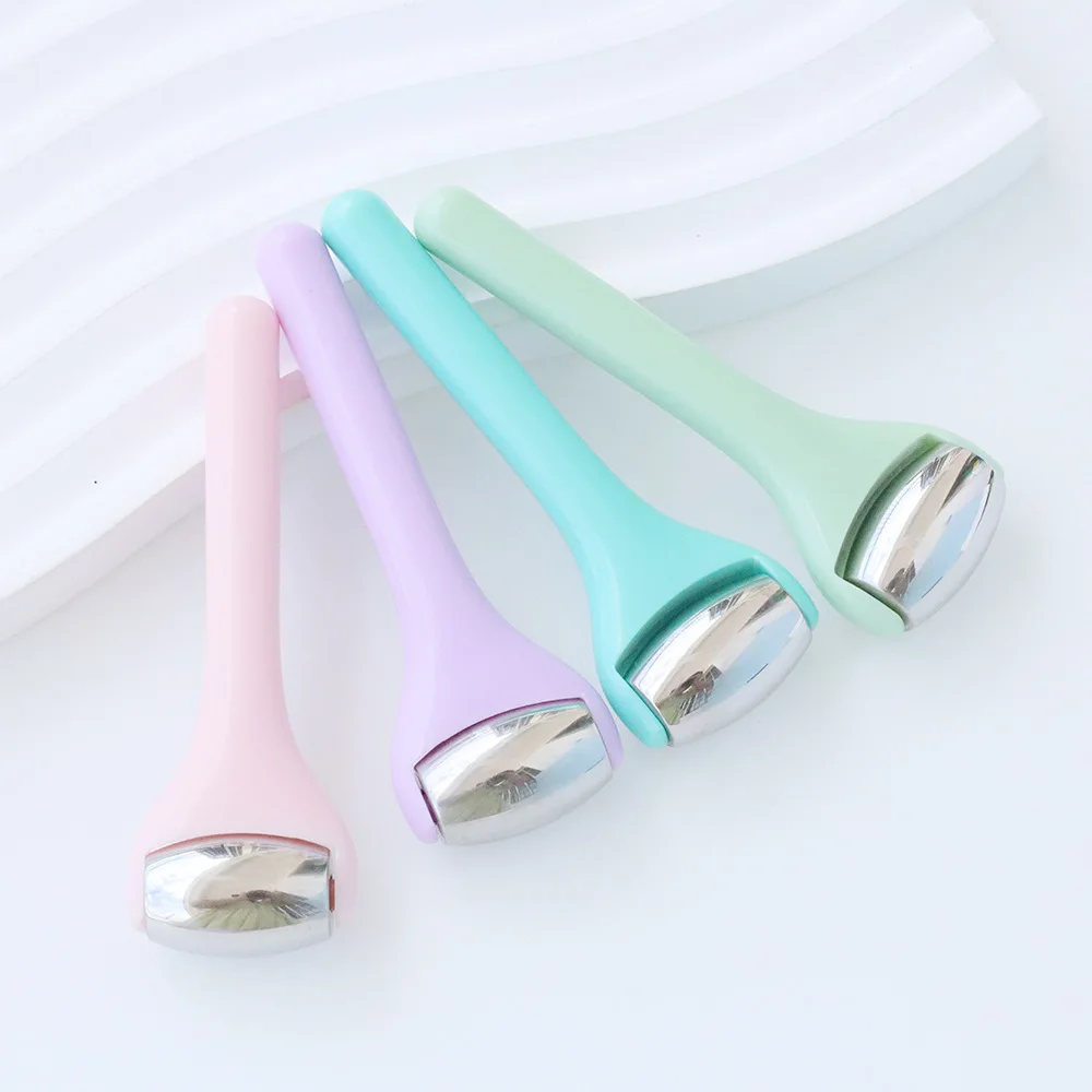 

Mini Double Head Stainless Steel Roller Eye Cream Stick Handheld Face Cold Apply Ice Stick Massage Metal Ice Roll Facial Care