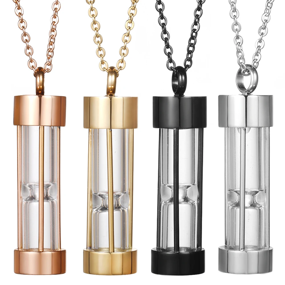 Collana Con Medaglione Portaceneri In Acciaio Inossidabile - Gioiello Commemorativo Personalizzabile Per Donne E Uomini - Ricordo Indelebile - 2
