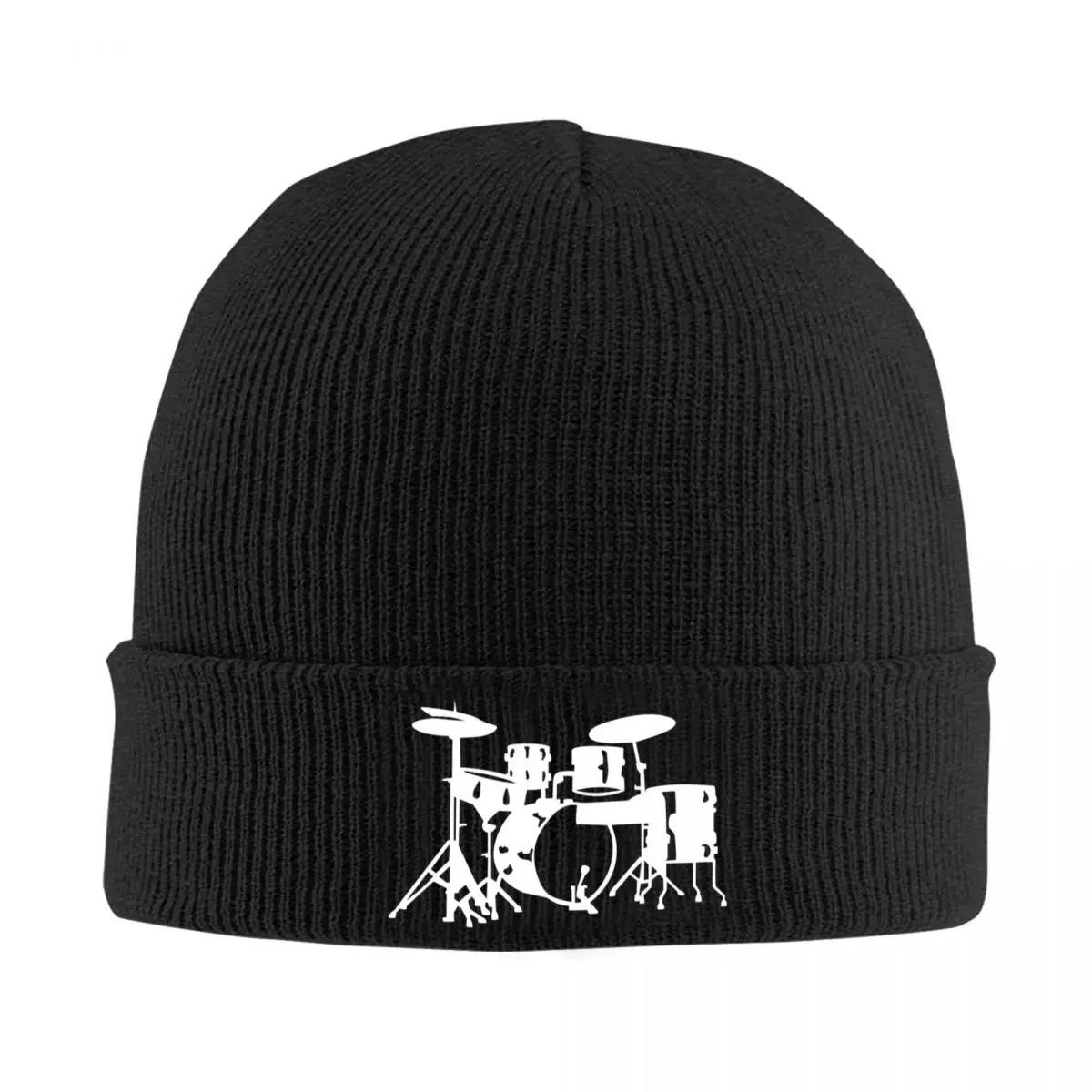 

Music Drum Bonnet Hat Fashion Knitted Hat Men Women Unisex Adult Drummer Drumming Warm Winter Skullies Beanies Caps