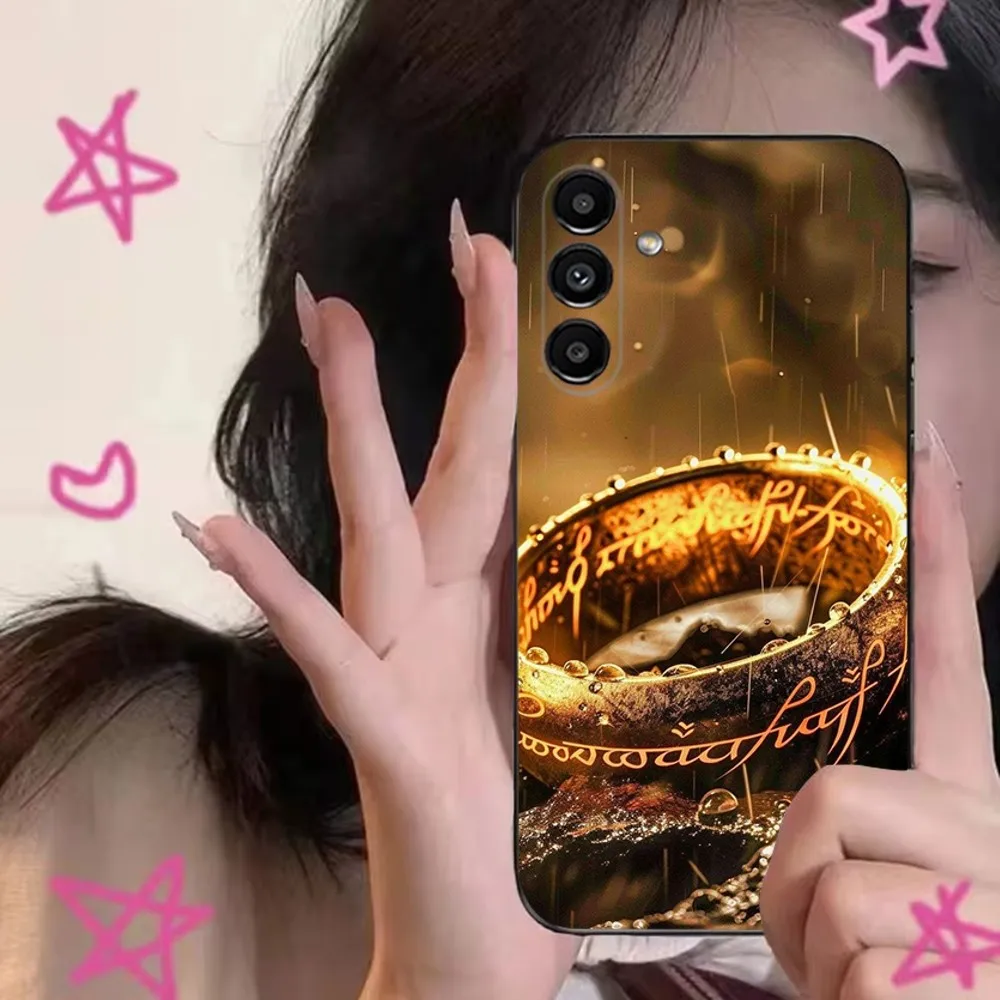 Black Soft Cover Phone Case Featuring a Map Inspired by The Lord of the Rings