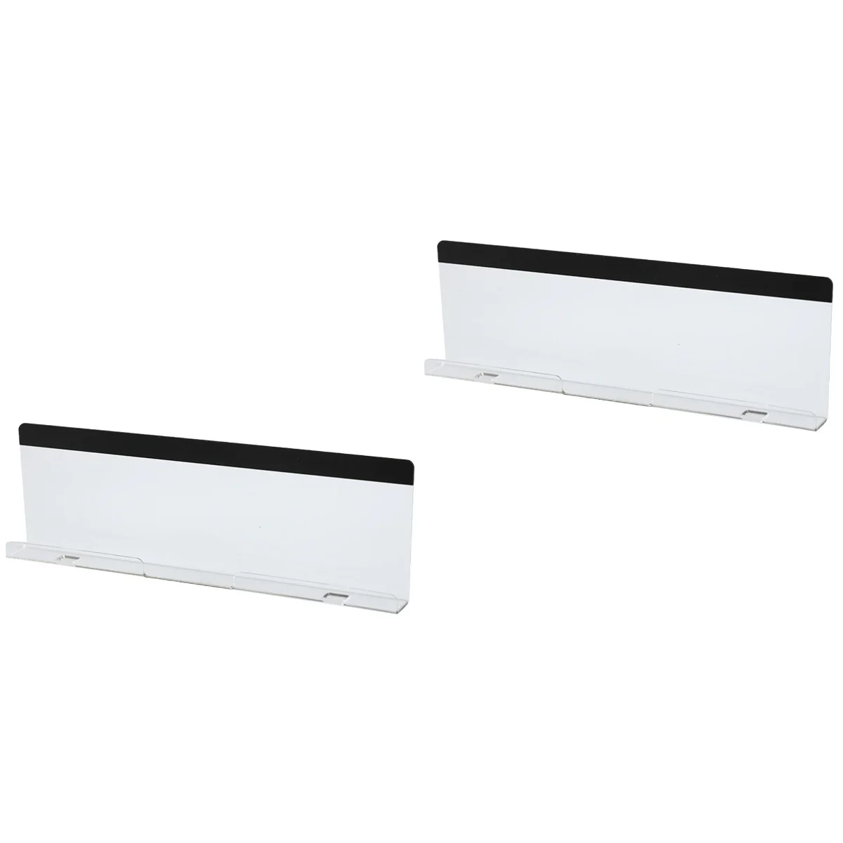 2 Pieces Message Parcel Shelf Screen Bottom Memo Board Monitor Sticky Computer Notes Reminder for