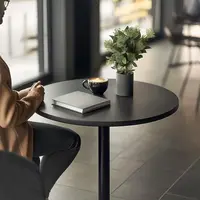 Bistro Pub Table 40 Inch Height Cocktail Table Round Bistro Bar Table for Home and Kitchen Dining 4