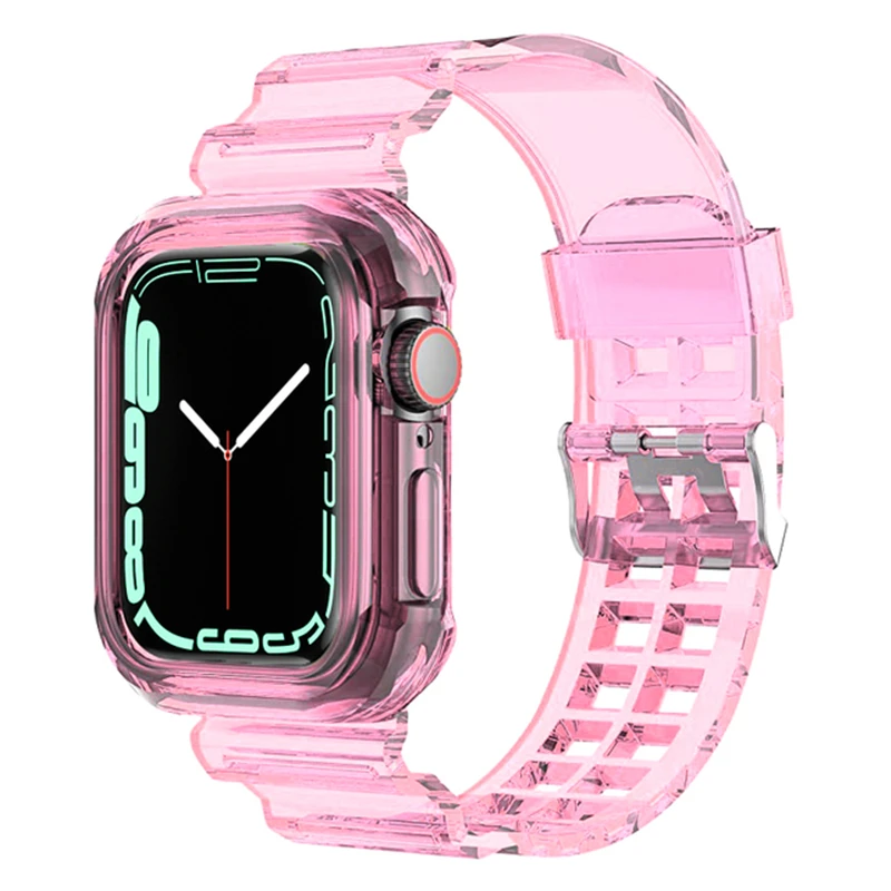 Transparent Silicone Band and Protective Case