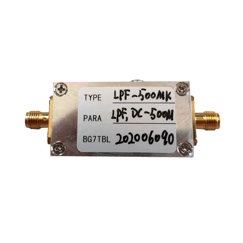 Sma LPF 로우 패스 필터, RF 전력 증폭기용 Lc DC 필터, 1M, 2M, 5M, 10M, 20M, 30M, 40M, 50M, 100M, 110M, 200M, 500M, 900M, 1G 햄 라디오
