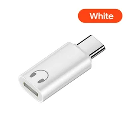 Universal Type C to Lightning Audio Adapter - Enhanced Voice Call and Music Experience (WHITE)
