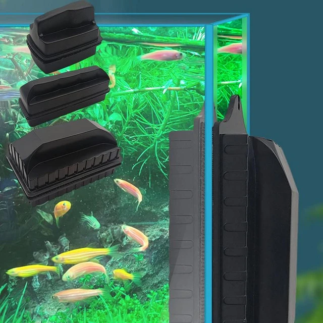 Magnetic Aquarium Scraper Durable Floating Aquarium Glass Cleaner Fish Tank  Cleaner Double Sided Gravel Vacuum For Aquarium - AliExpress