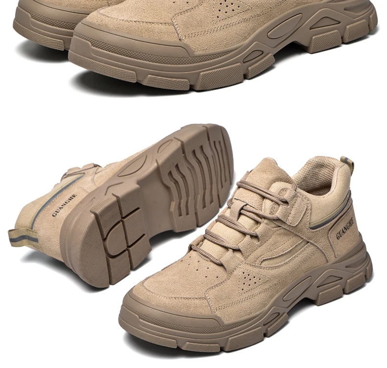 Safety Shoes Anti Smashing Anti Piercing Wear-Resistant Anti Slip Kevlar Midsole  Are Fashionable Breathable And Comfortable