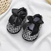 Cute Shoes For 0-1 Years old Baby Girls Soft Sole First Walkers Footwear Floral Bowknot Cozy Cotton Shoes 3