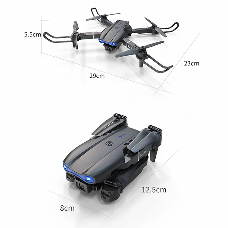 Drone Quadcopter New MINI E99Pro RC Drone 4K Professional Wide Angle Dual HD Camera Foldable 5G WIFI FPV Height Hold