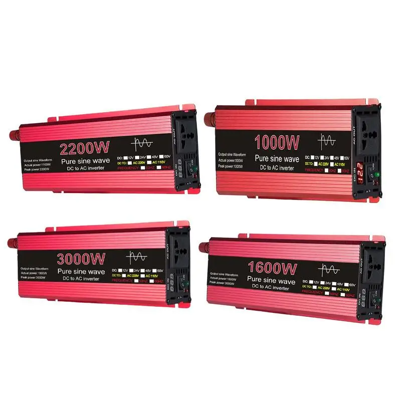 

Vehicle Inverter Power Inverter Car DC 12v To 220v AC Car Inverter pure sine wave inverter voltage converter for Air Compressor