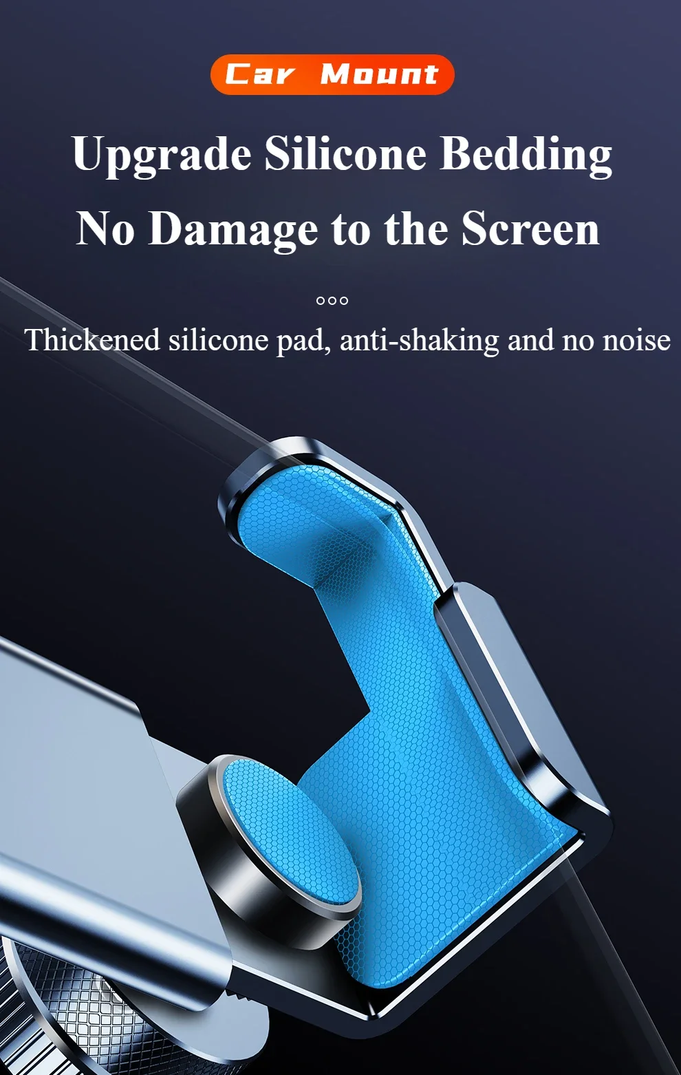 Eary Alloy Car Phone Stand for Tesla Model 3 Y Dual-position Car Screen Phone Holder for Magsafe Car Metal Bracket Tablet Stand