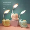 Cartoon LED Snail Desk Lamp Children Bedroom Night Light  Reading Study Birthday Christmas Gift Home Decorations Eye Protection 6