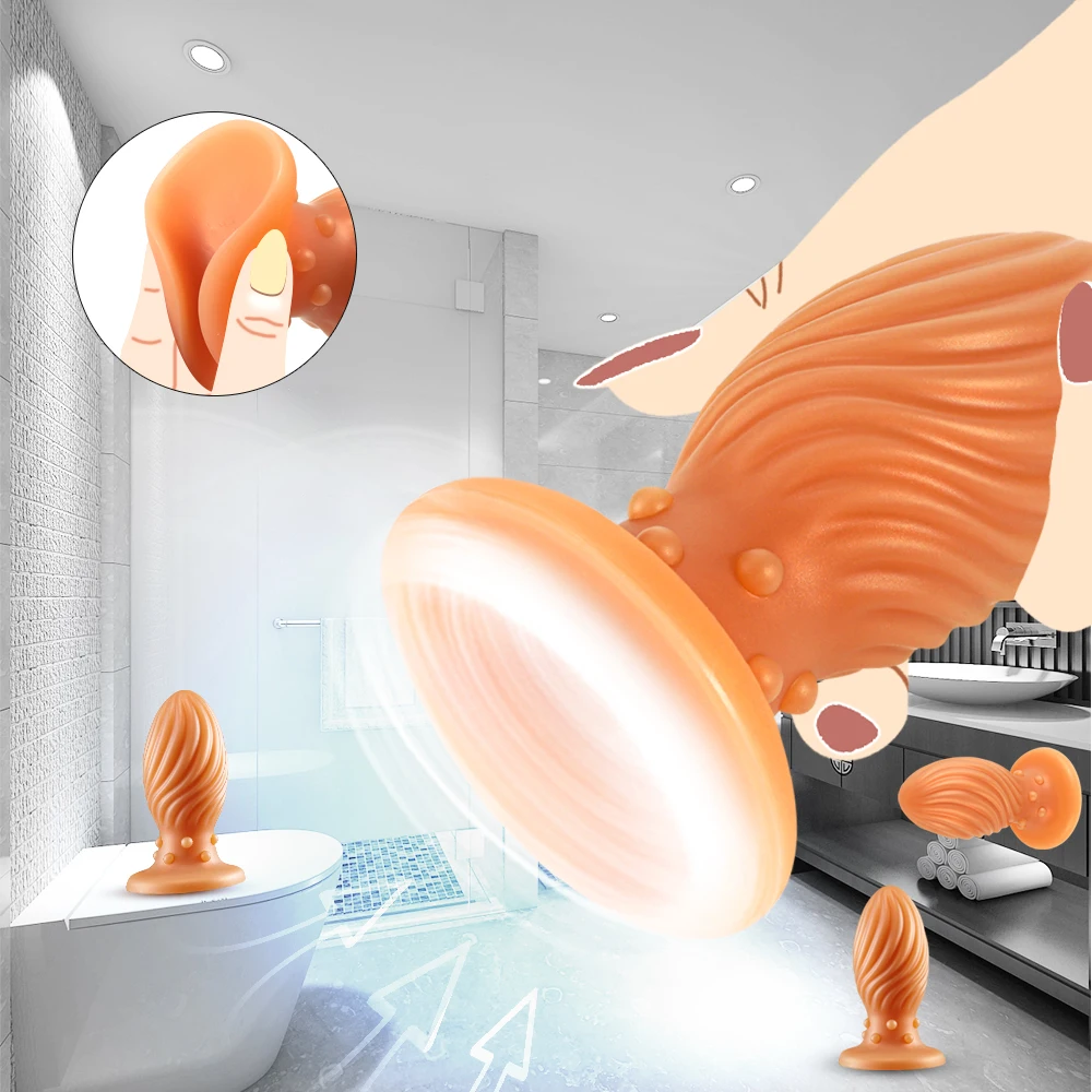 Silicone Anal Dildo Butt Plug Prostate And G Spot Stimulator Toy_voghion.com