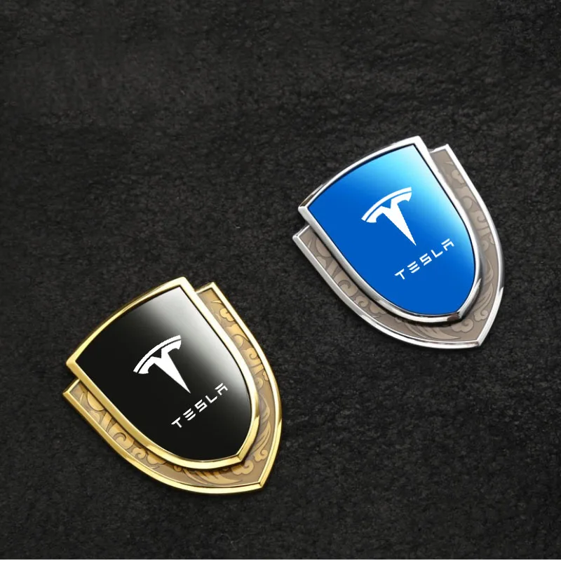 

Car Body Side Logo Sticker Car Styling Shield Emblem Badge Auto Window Sticker for TESLA Model 3 Y X Car Accessories