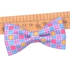 50/100pcs Spring Plaid Style Dog Bowtie Removable Dog Bows Dog Collar Accessories Pets Grooming Accessories Dog Supplies 6