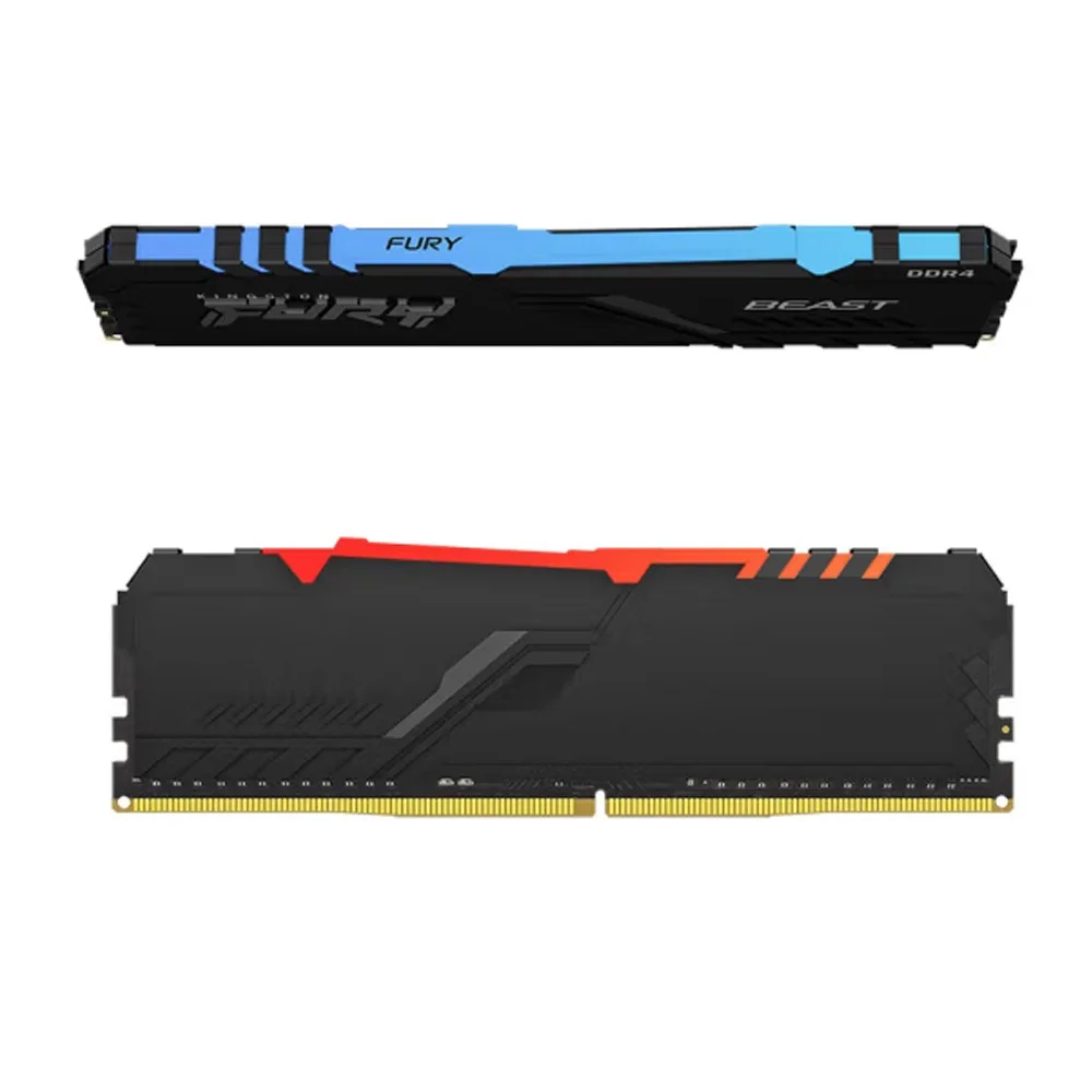 Kingston Fúria Besta Rgb Ddr4 2666mhz 3200mhz 3600mhz Ram de Desktop Memória Ram Rgb Ddr4 Ram gb 16 8gb Fúria Besta Ddr4 100% Novidades - Imagem 4