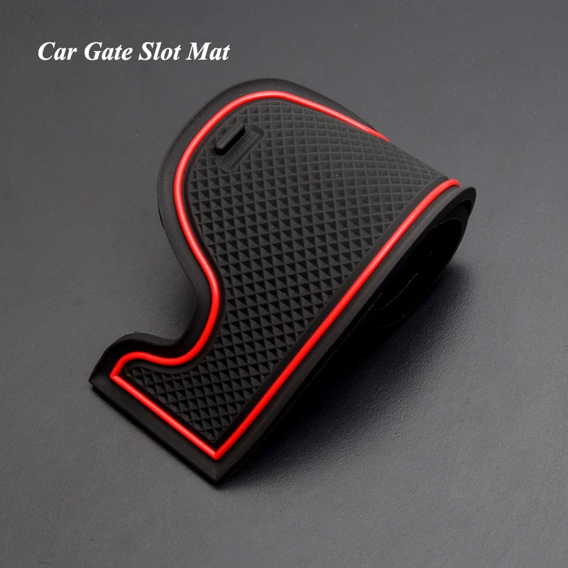 

Anti-Slip Gate Slot Mat Rubber Coaster For Hyundai Sonata 9 LF 2015 ~ 2019 Non-Slip Door Groove Pad Car Interior Accessories