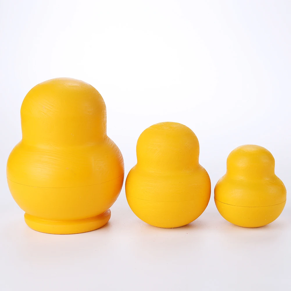 Nesting Dolls 10 Layers Russian Nesting Dolls Toys Yellow Duck Matryoshka Dolls for Kids Adult Handmade Hand-painted Arts Crafts